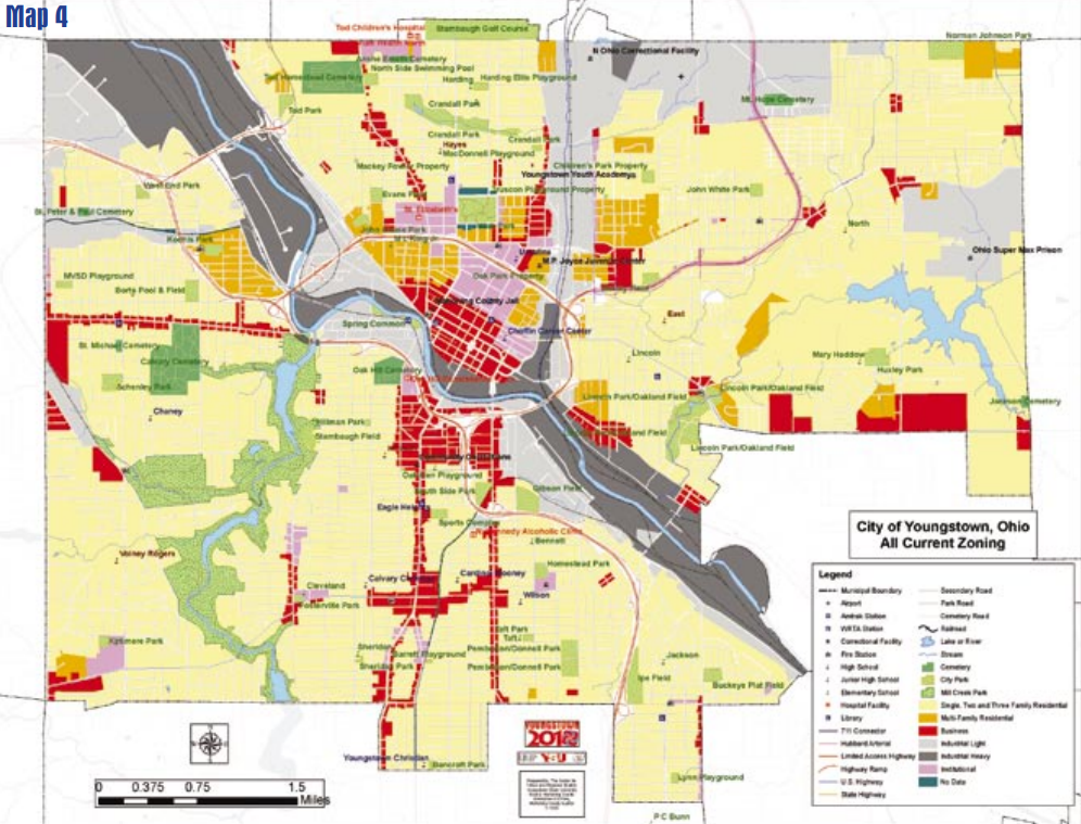 Map 4 Youngstown 2010 Plan