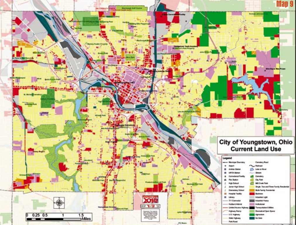 Youngstown 2010 Plan - Map 9 Land Use